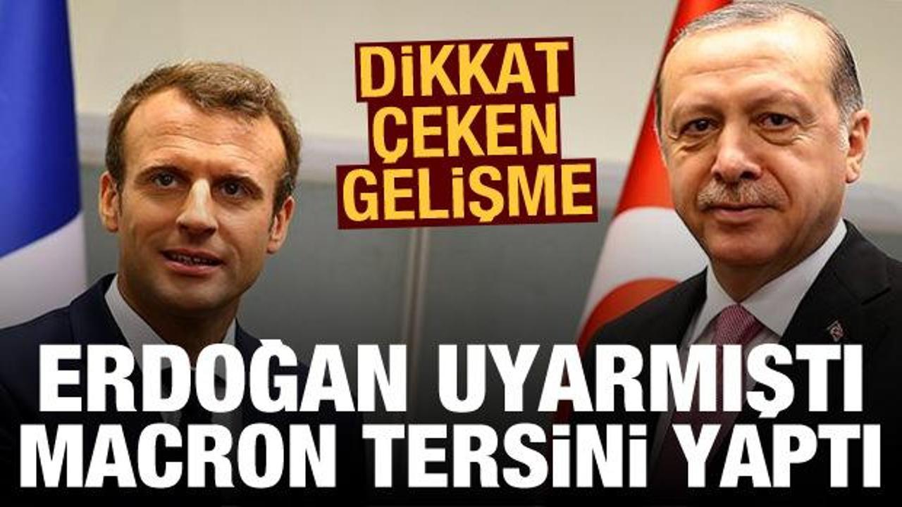 Erdoğan uyarmıştı, Macron tersini yaptı! Fransa'dan Rum lidere Libya daveti