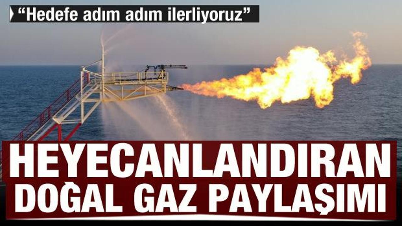 Bakan Dönmez'den heyecanlandıran doğal gaz paylaşımı