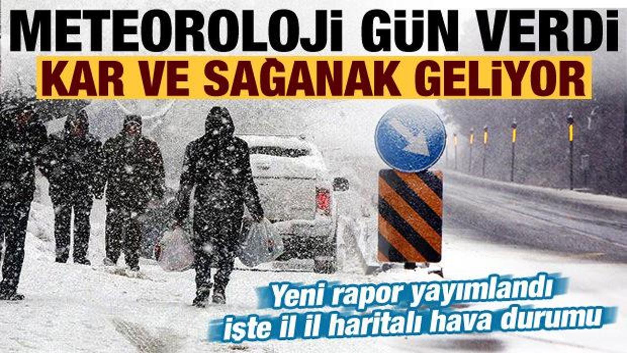 Son dakika: Kar yağışı ve sağanak geliyor! Meteoroloji b&ouml;lge b&ouml;lge uyardı