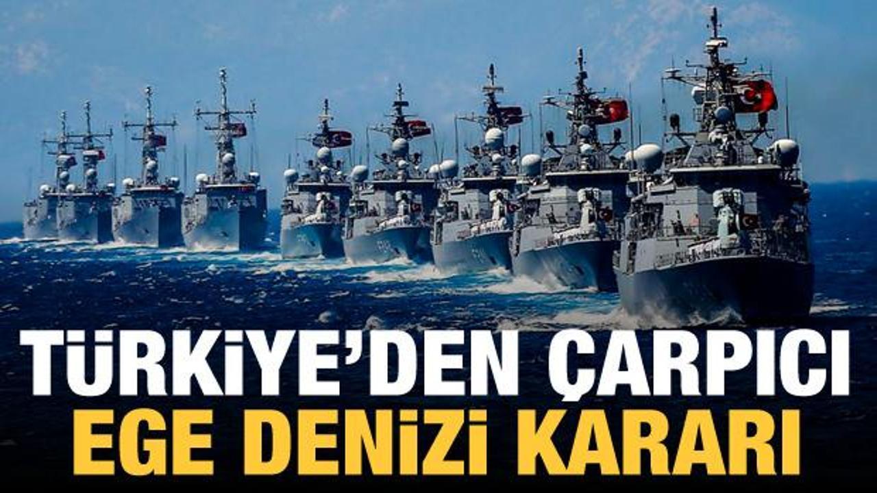 Türkiye'den Ege Denizi'nde NAVTEX kararı