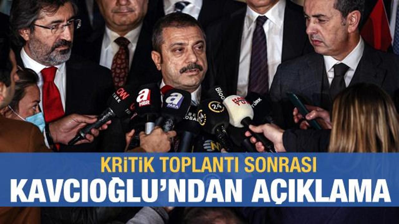 Merkez Bankası Başkanı Kavcıoğlu'ndan son dakika açıklaması
