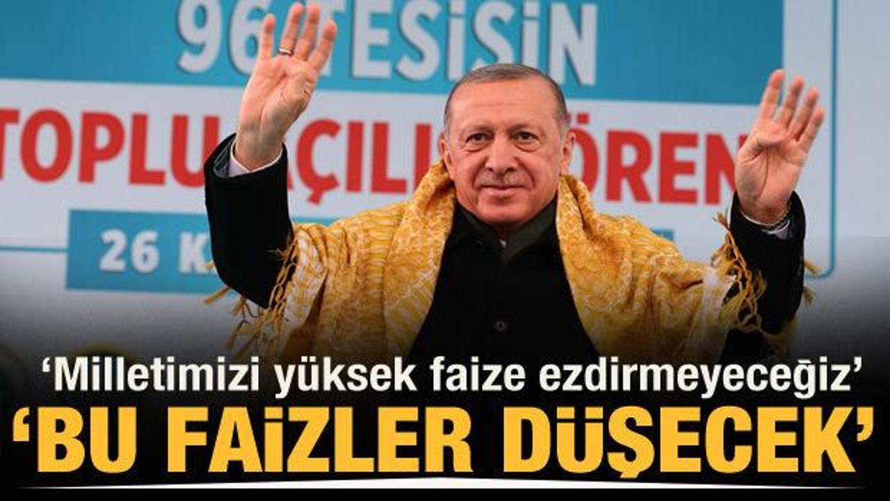 Son Dakika: Cumhurbaşkanı Erdoğan'dan faiz ve döviz açıklaması