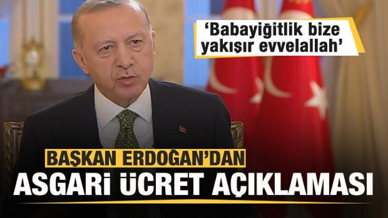 Asgari ücret ne kadar olacak? Başkan Erdoğan'dan son dakika açıklaması