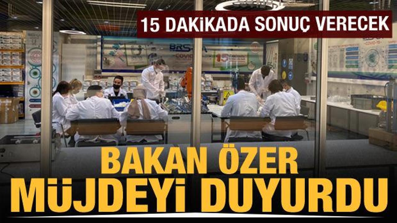 Bakan Özer müjdeyi duyurdu: Bursa'da liseler Kovid-19 antijen test kiti üretti