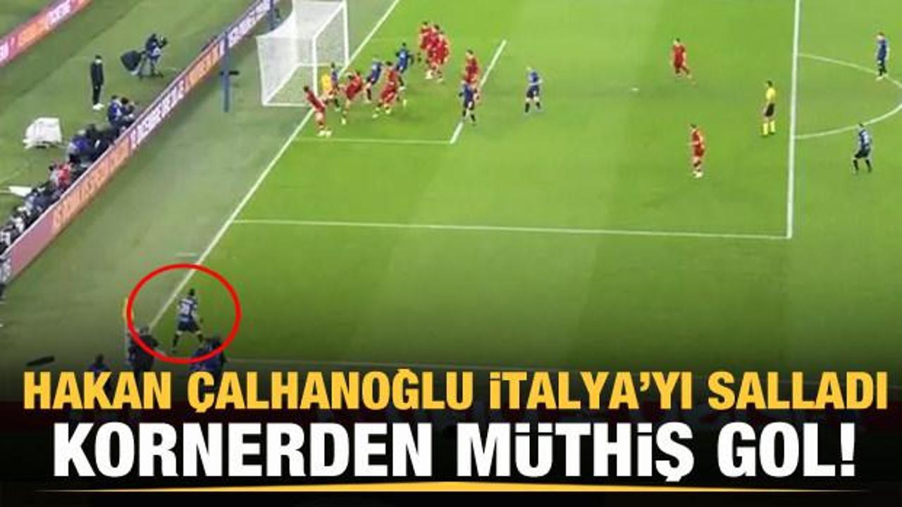 Hakan Çalhanoğlu'dan unutulmayacak gol!