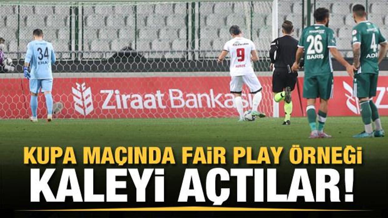 Konyaspor-Vanspor maçında Fair Play örneği!