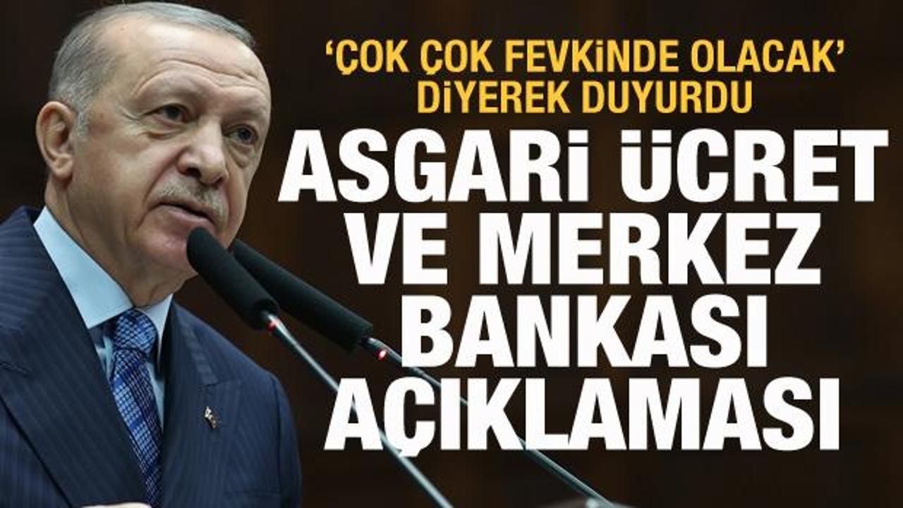 Son dakika haberi: Cumhurbaşkanı Erdoğan'dan Merkez Bankası ve asgari ücret açıklaması