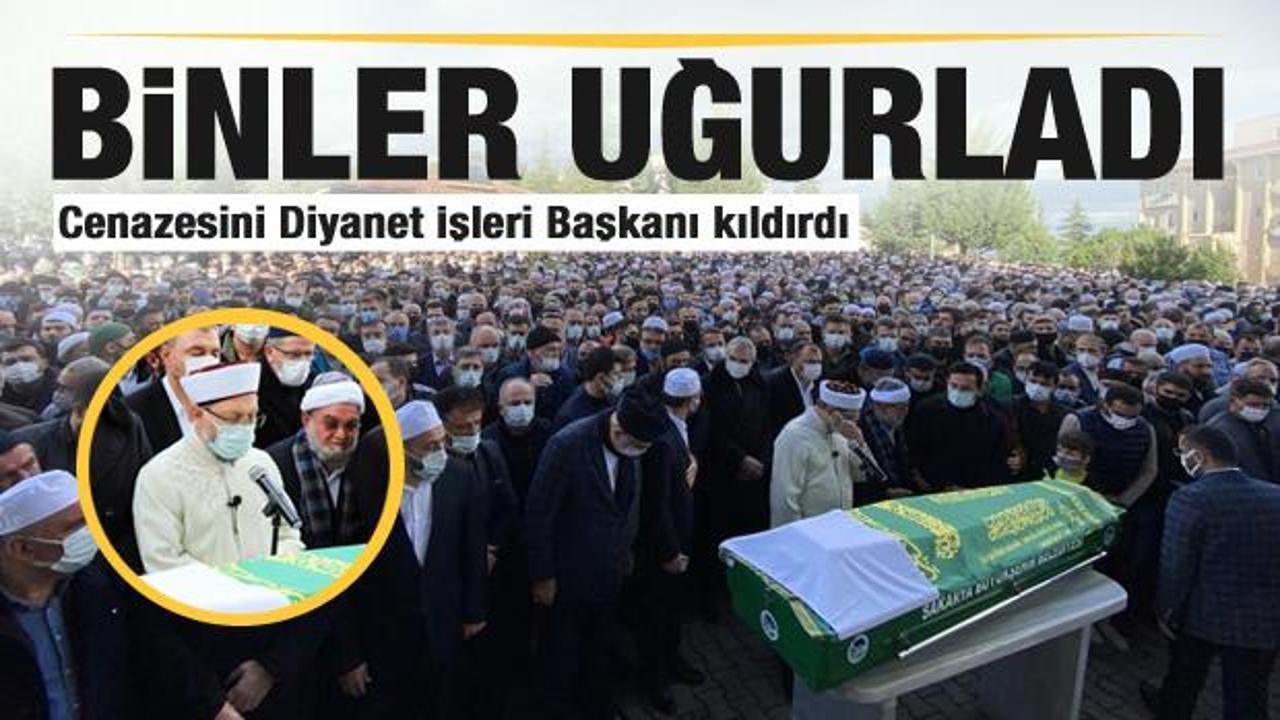 Ahmet Tomor Hoca'yı binler uğurladı! Cenazesini Diyanet İşleri Başkanı kıldırdı