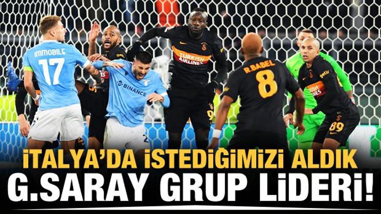 Galatasaray, İtalya'dan lider döndü!