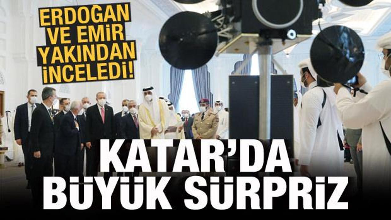 Katar'da Hürjet ve Gökbey sürprizi! Katar Emiri yakından inceledi