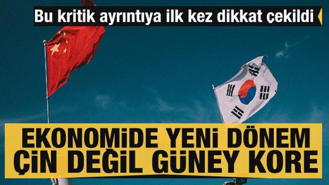 Kritik ayrıntıya dikkat! Ekonomide yeni dönem Çin değil, Güney Kore modeli