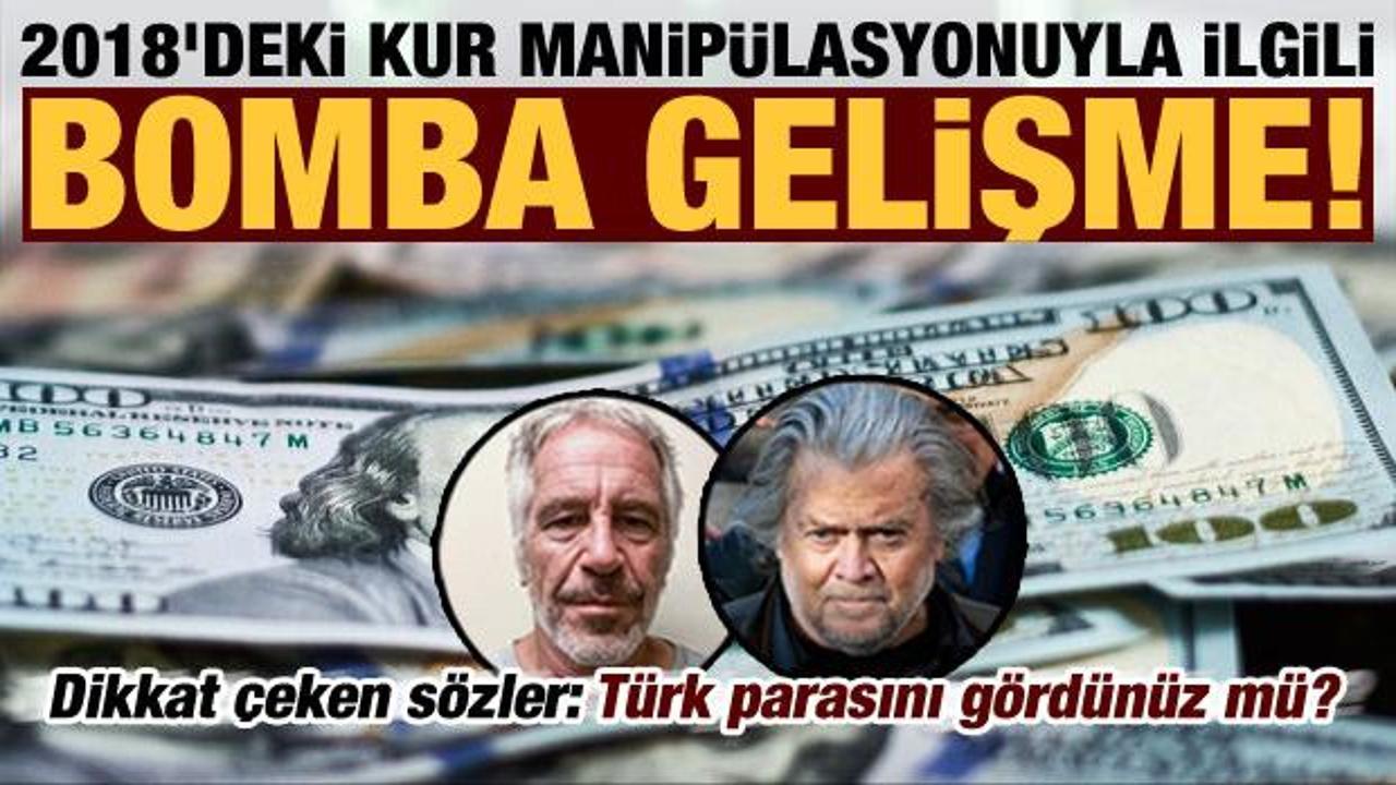 Son dakika: 2018'deki kur manipülasyonuyla ilgili bomba gerçek: Türk parasını gördünüz mü?