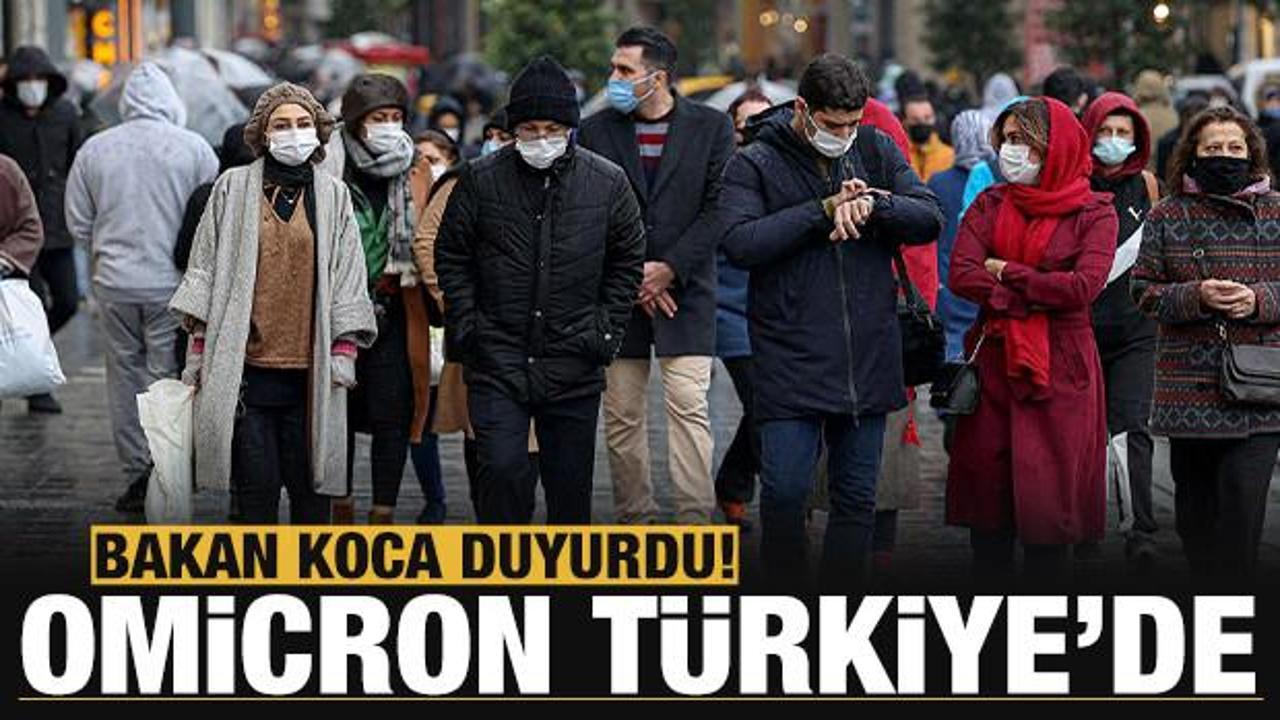 Son dakika: Bakan Koca'dan flaş Omicron açıklaması: Türkiye'de vaka sayısını duyurdu!