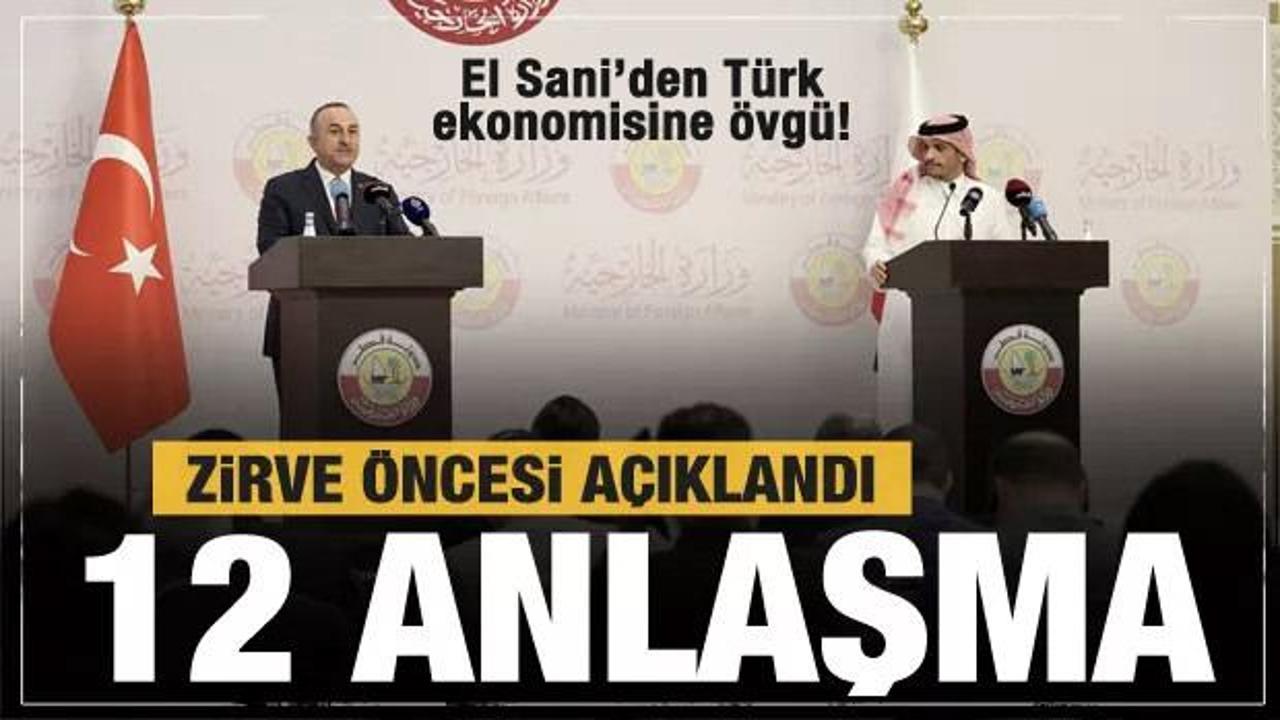 Türkiye ve Katar zirvesinde 12 anlaşma! Arap Yarımadası'ndaki ülkelere mesaj