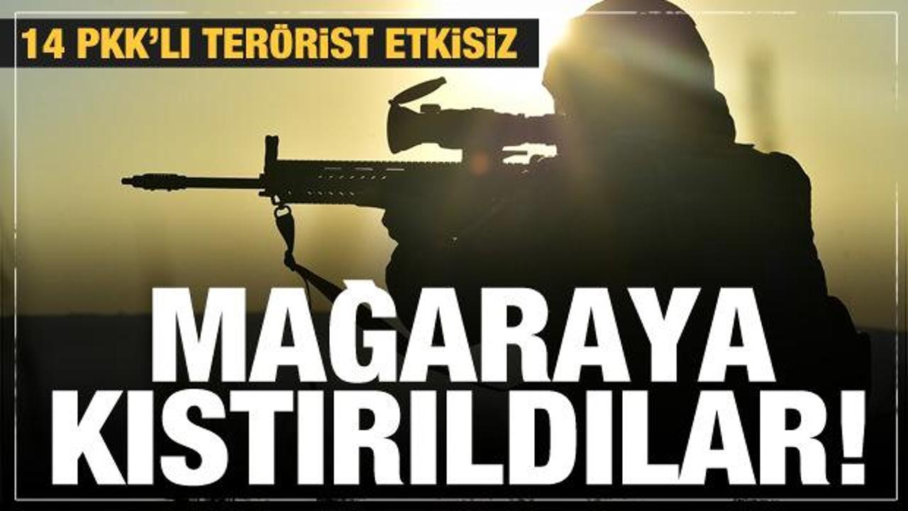 14 PKK'lı terörist etkisiz! Mağaraya kıstırıldılar! Bakan Soylu duyurdu
