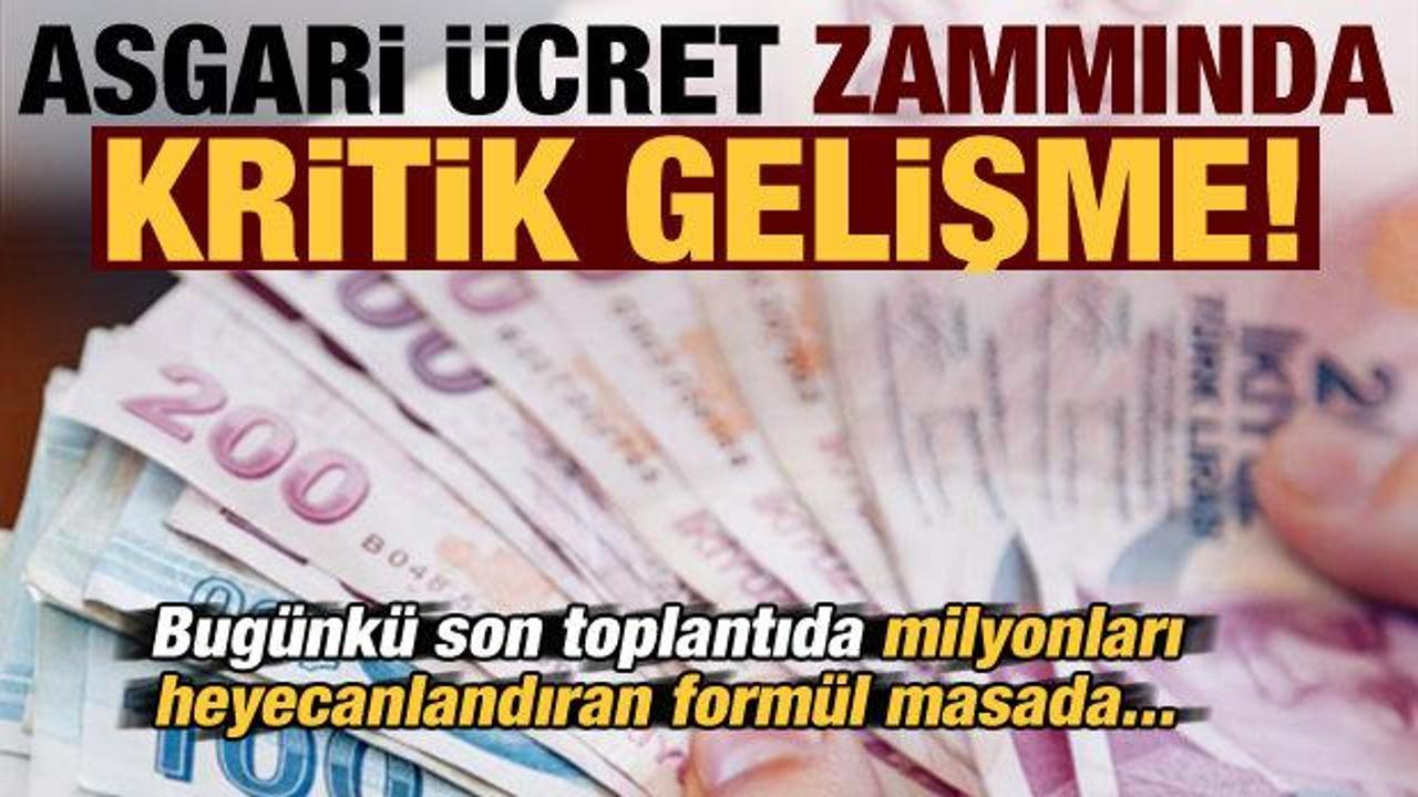 Son dakika haberi: Asgari ücret zammında kritik formül! Tüm gözler bugünkü son toplantıda