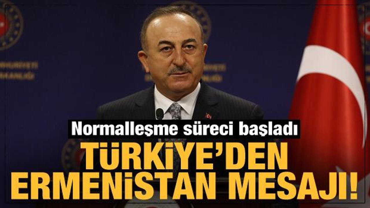Son Dakika... Normalleşme süreci başladı: Türkiye'den Ermenistan mesajı!