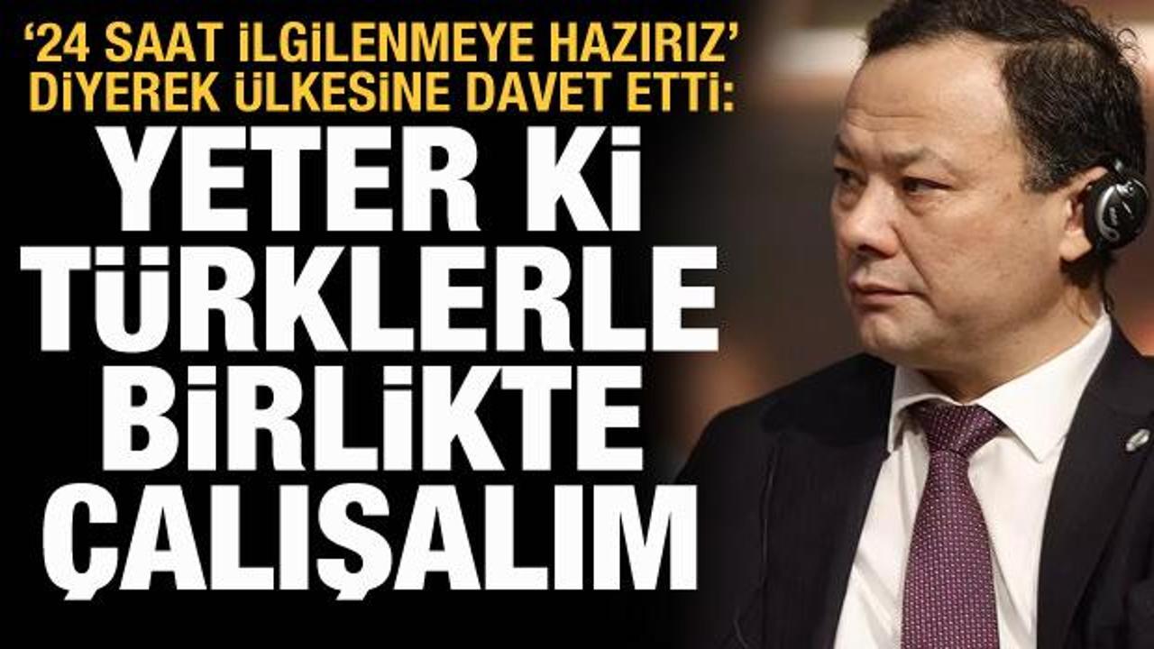 B&uuml;y&uuml;k &ccedil;ağrı: 24 saat ilgileniriz, yeterki T&uuml;rklerle birlikte &ccedil;alışalım