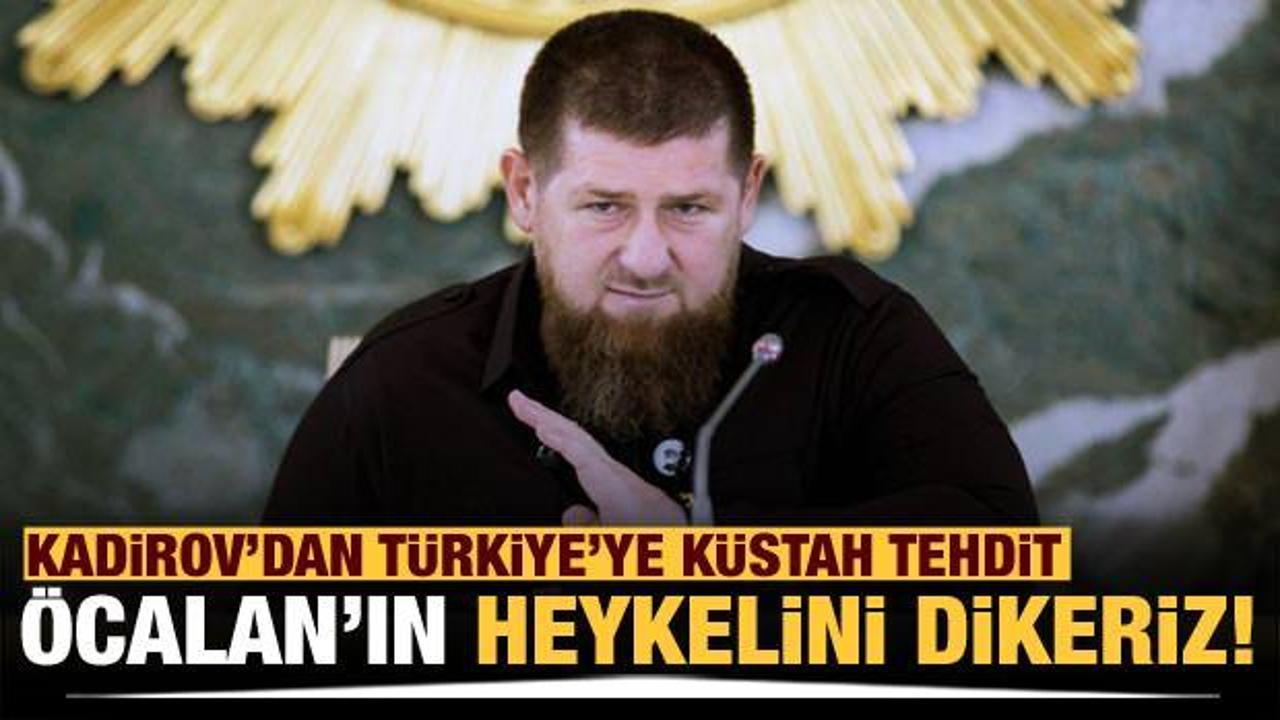 Çeçenistan Başkanı Kadirov'dan Türkiye'ye küstah tehdit: Parka Öcalan'ın ismini veririz