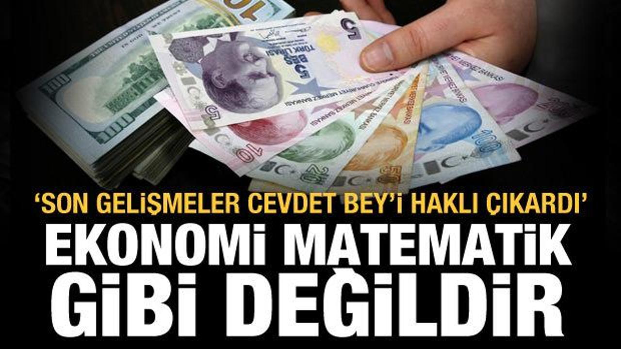 Mehmet Acet yazdı: Ekonomi matematik gibi değildir, Cevdet Bey haklı &ccedil;ıktı