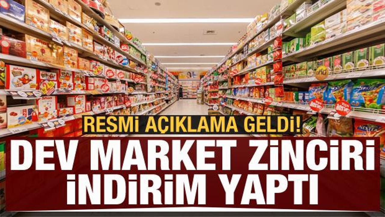 Son dakika haberi: İndirim çağrılarına ilk yanıt veren Şok Market oldu