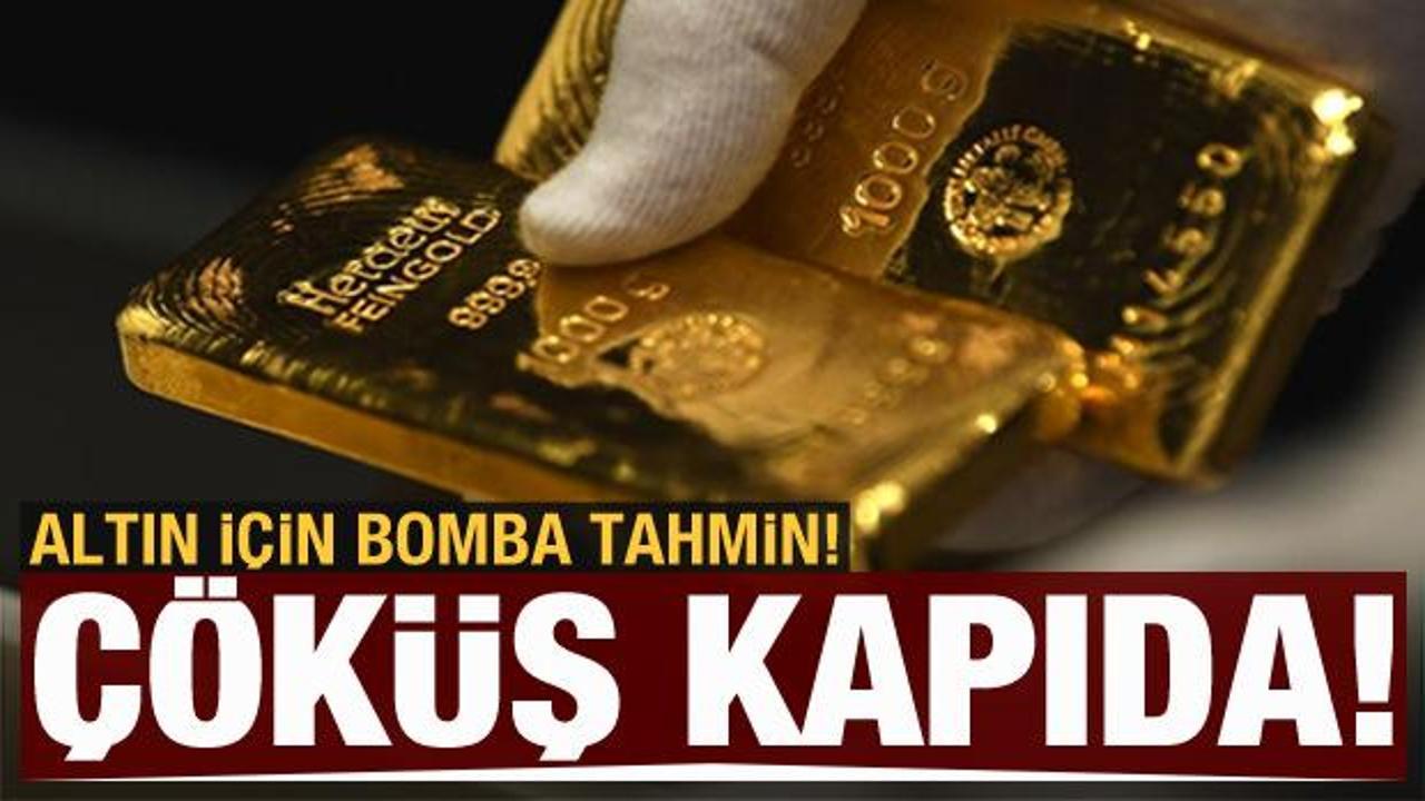 Altın i&ccedil;in bomba tahmin: &Ccedil;&ouml;k&uuml;ş kapıda olabilir