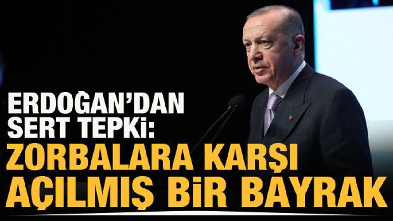 Cumhurbaşkanı Erdoğan: Bu &ouml;d&uuml;ller zorbalara karşı a&ccedil;ılmış bir bayraktır