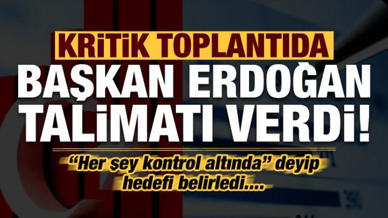 Son dakika: Başkan Erdoğan'dan MKYK'da "ekonomi" talimatı!