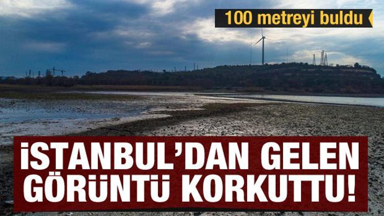 İstanbul'dan gelen görüntü herkesi korkuttu! 100 metreyi buldu
