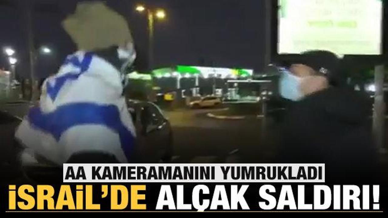 İşgalci İsrail'de AA kameramanına alçak saldırı!