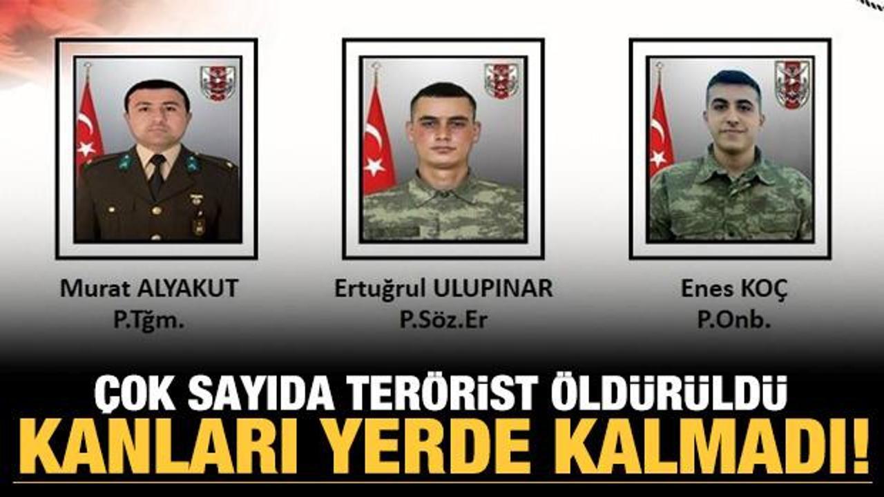 Son dakika: MSB duyurdu: Çok sayıda terörist öldürüldü!