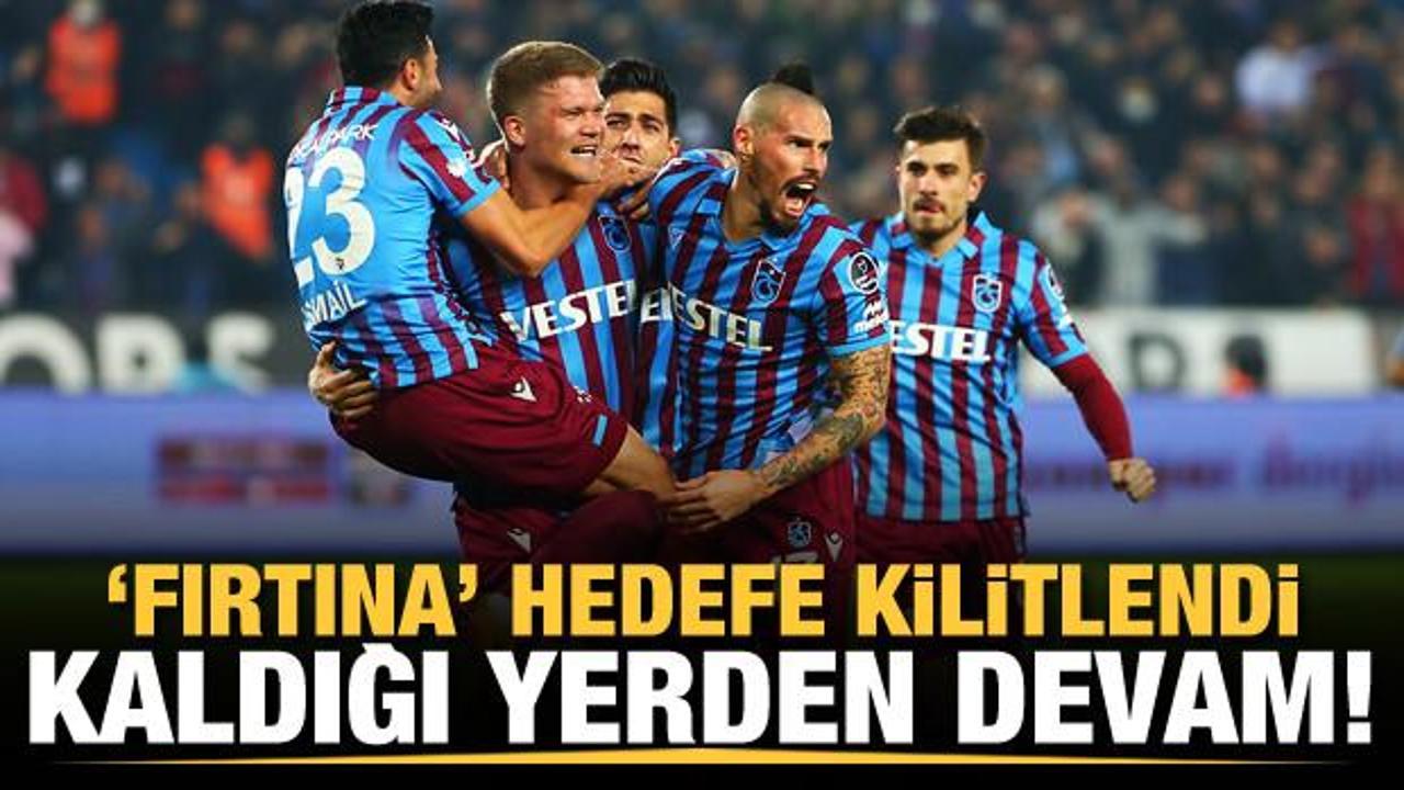 Trabzonspor kaldığı yerden devam!