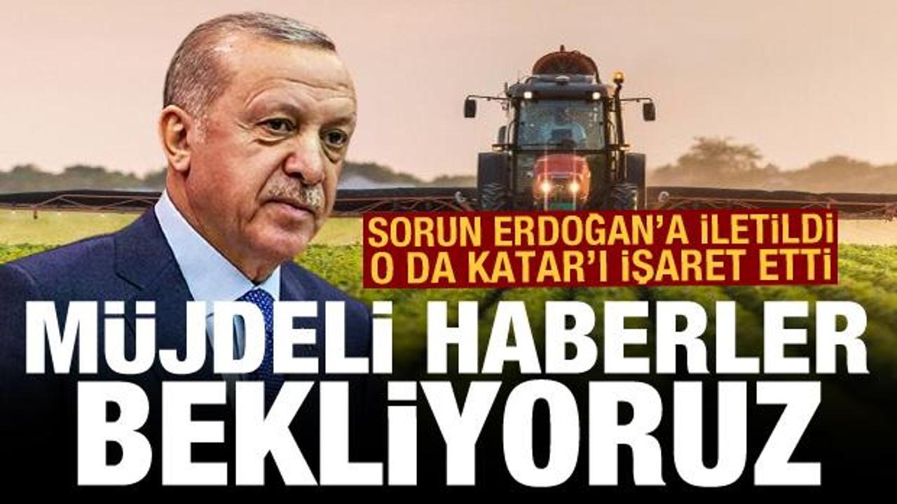 Erdoğan Katar'ı işaret etti: &Ccedil;ift&ccedil;iye g&uuml;bre desteği gelecek