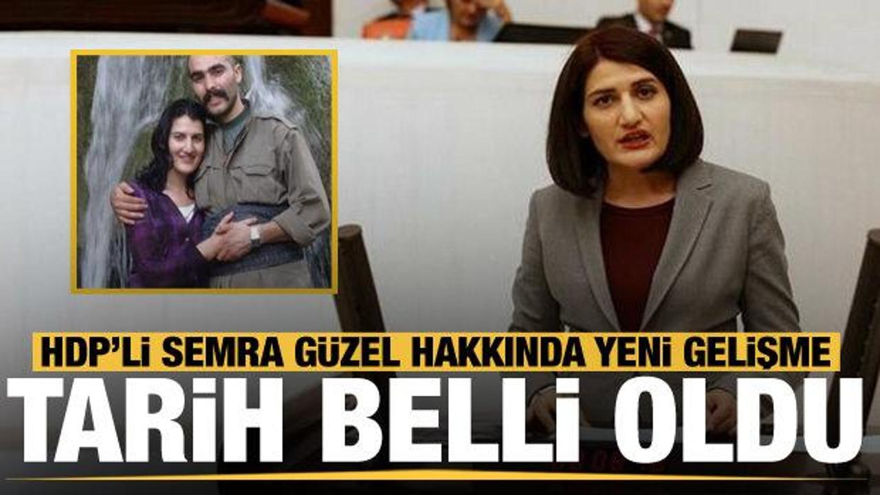 HDP'li Semra Güzel hakkında yeni gelişme: Tarih belli oldu!