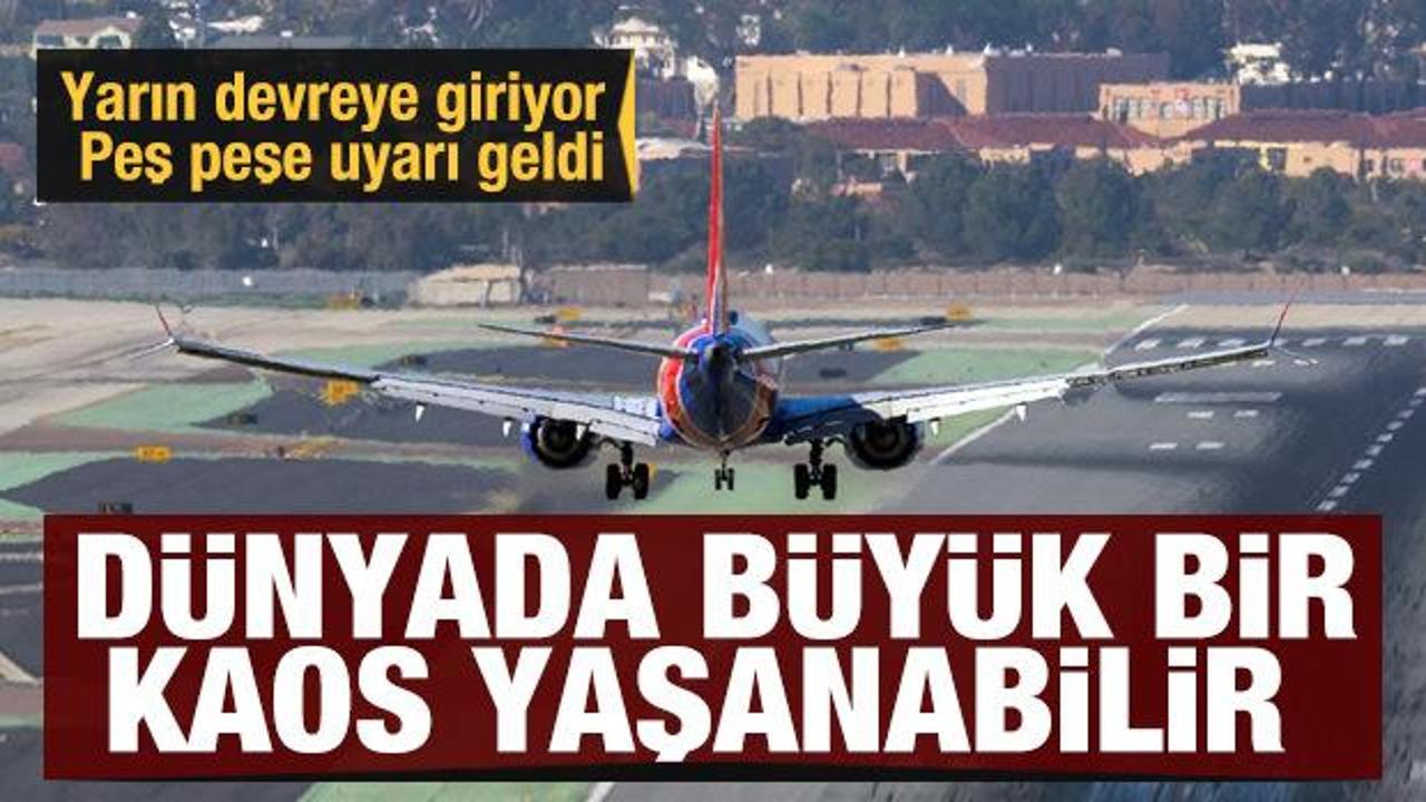 5G yarın devreye giriyor! Uyarı geldi: D&uuml;nyada b&uuml;y&uuml;k bir kaos yaşanabilir