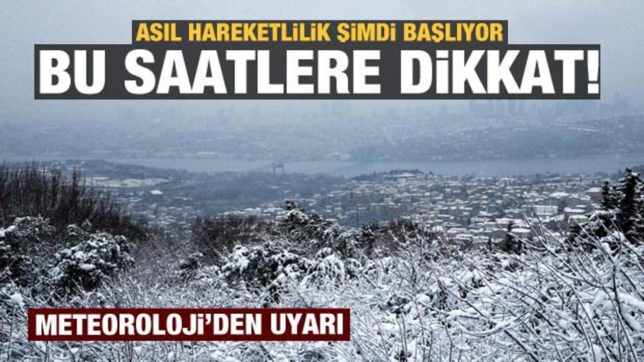Asıl hareketlilik başlıyor! Kar yağışı için İstanbul ve çok sayıda ilde alarm!
