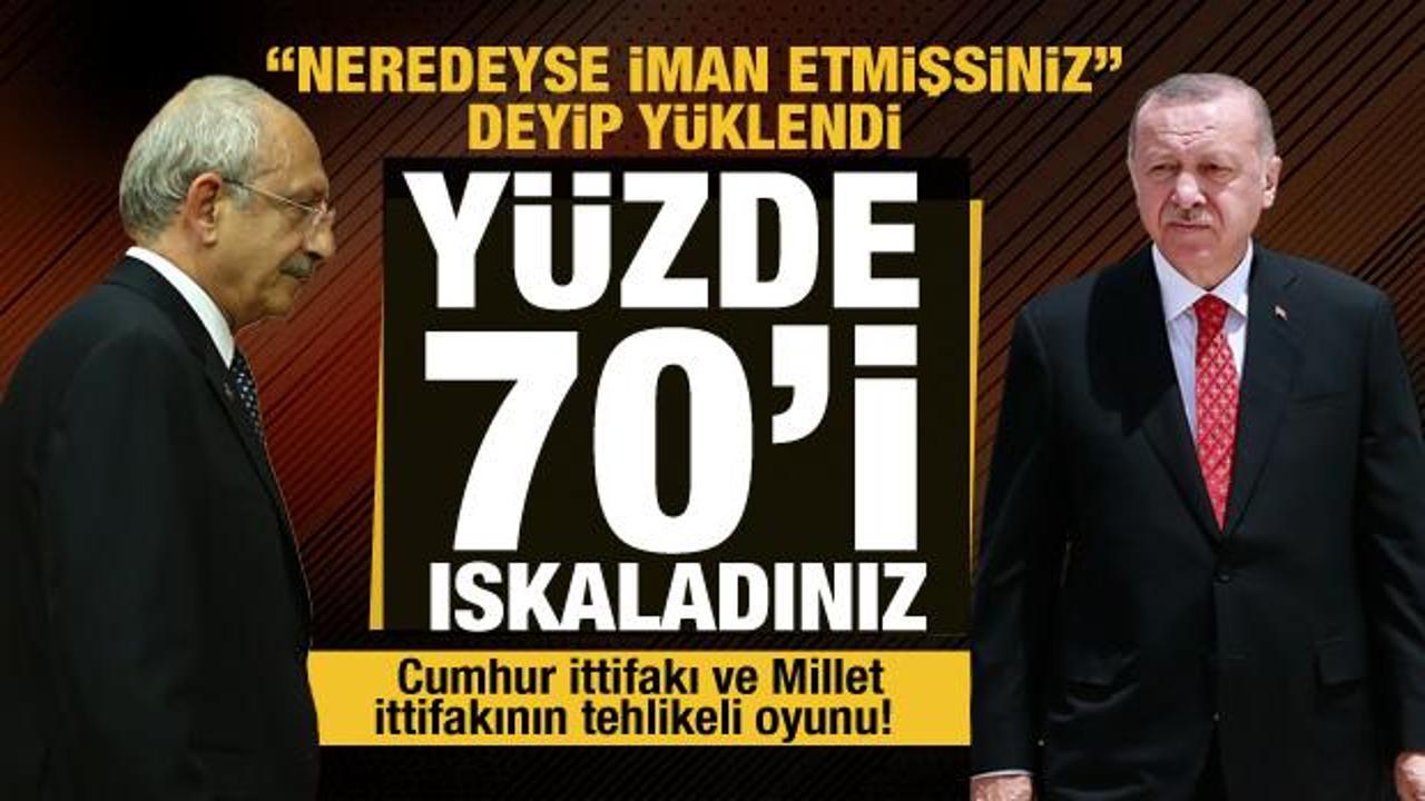 Ahmet Hakan'dan Cumhur ittifakı ve Millet ittifakına uyarı: Yüzde 70’i ıskaladınız