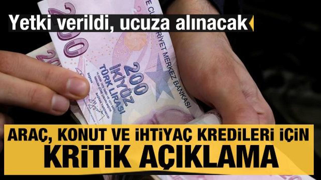 Araç, konut ve ihtiyaç kredi faizlerine indirim gelecek: Prof. Dr. Sefer Şener açıkladı