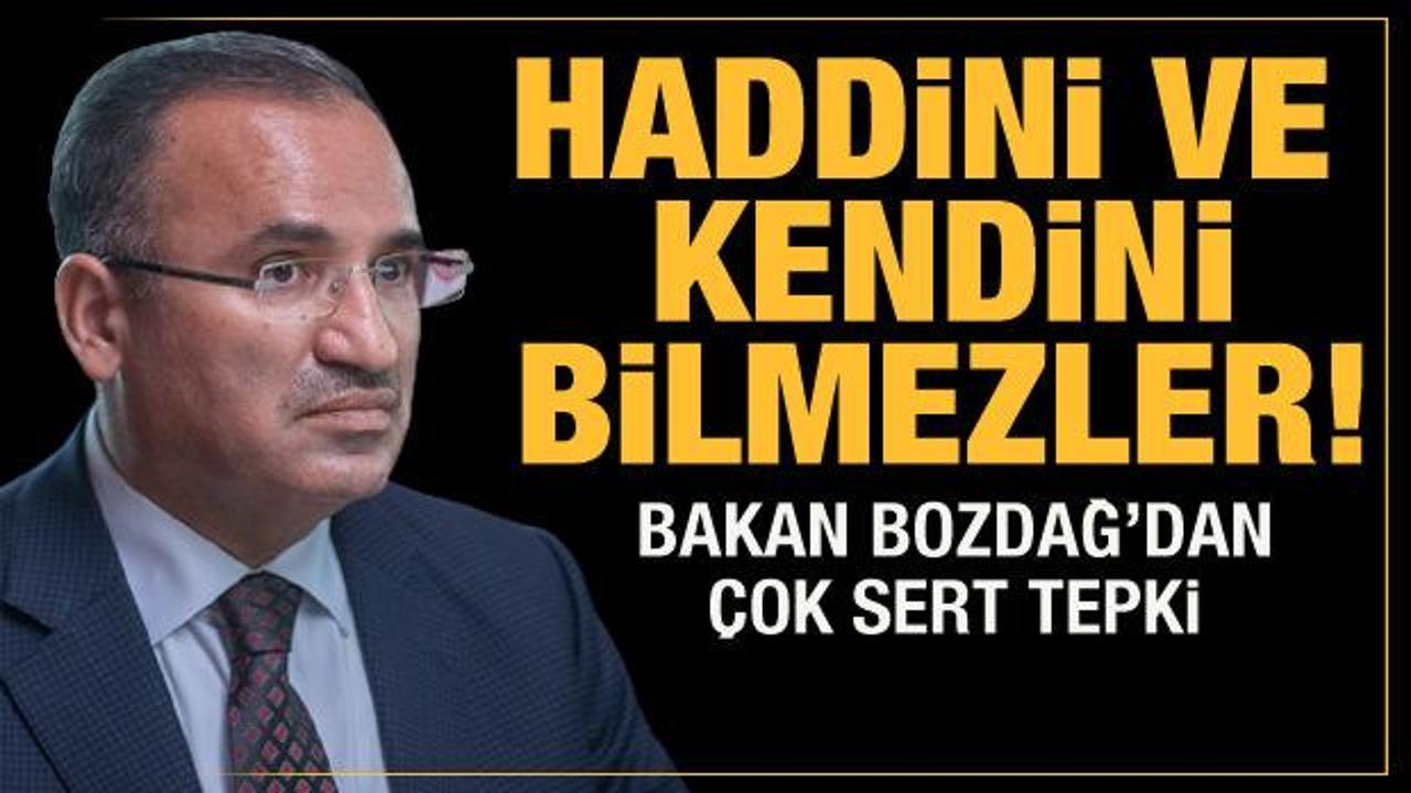Bakan Bozdağ'dan Cumhurbaşkanı Erdoğan'a hakaretlere sert tepki