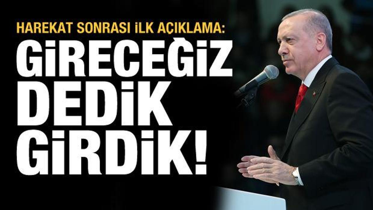 Cumhurbaşkanı Erdoğan'dan Kış Kartalı açıklaması: Kaçacak yer bulamadılar