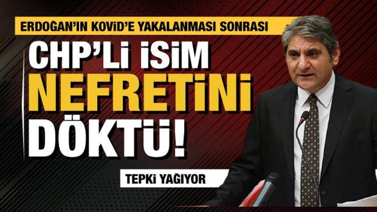 Erdoğan'ın Covid-19'a yakalandığını duyurması sonrası CHP'li Erdoğdu'dan skandal paylaşım