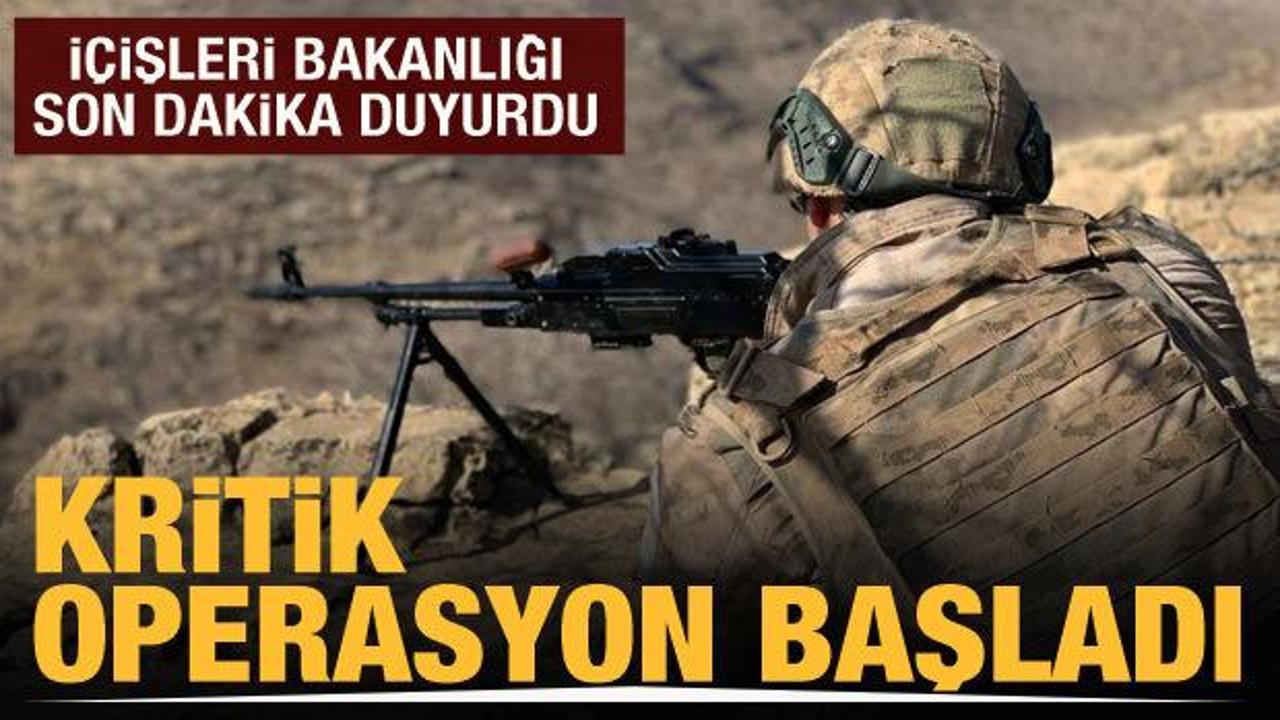 İçişleri Bakanlığı: Eren Kış-20 operasyonu başladı