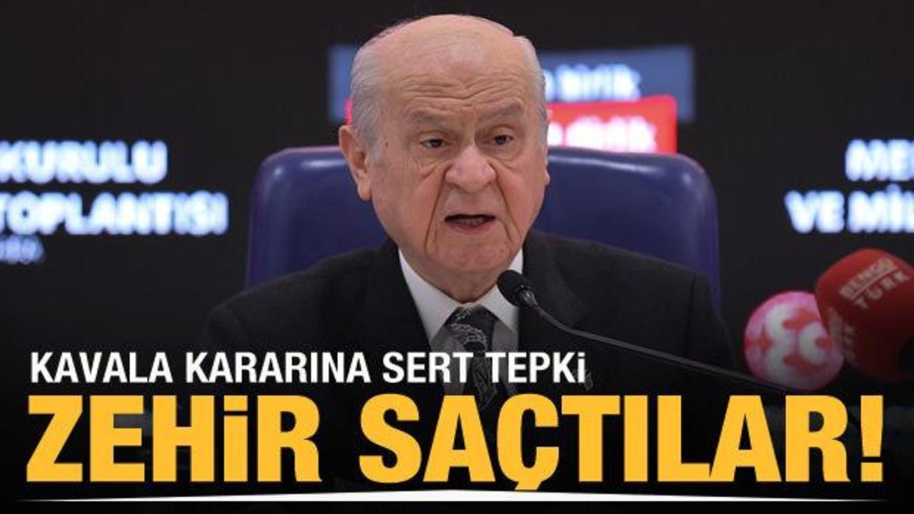 MHP Genel Başkanı Bahçeli'den Avrupa Konseyi'nin Kavala kararına tepki 