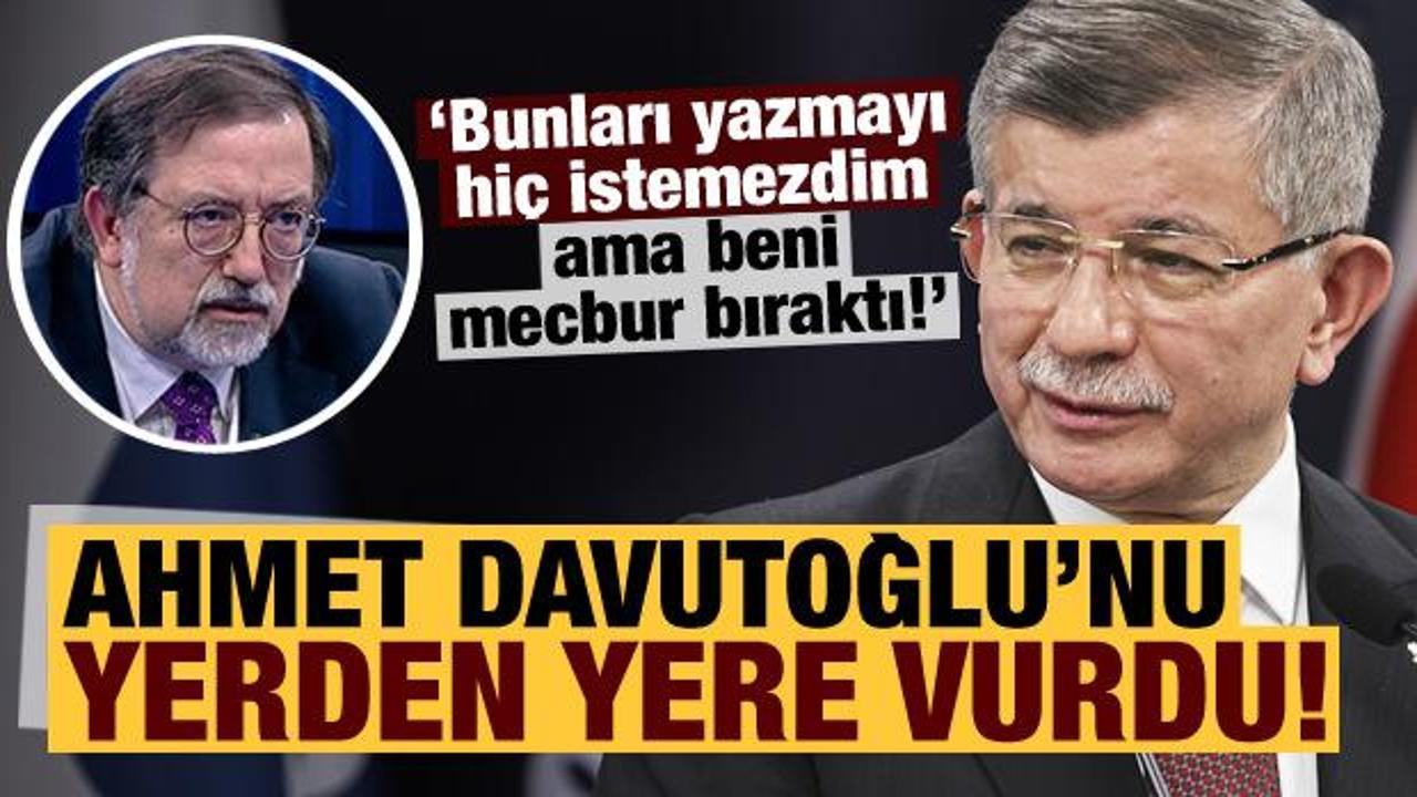 Murat Bardakçı, ilginç açıklamaları sonrası Davutoğlu'nu yerden yere vurdu!