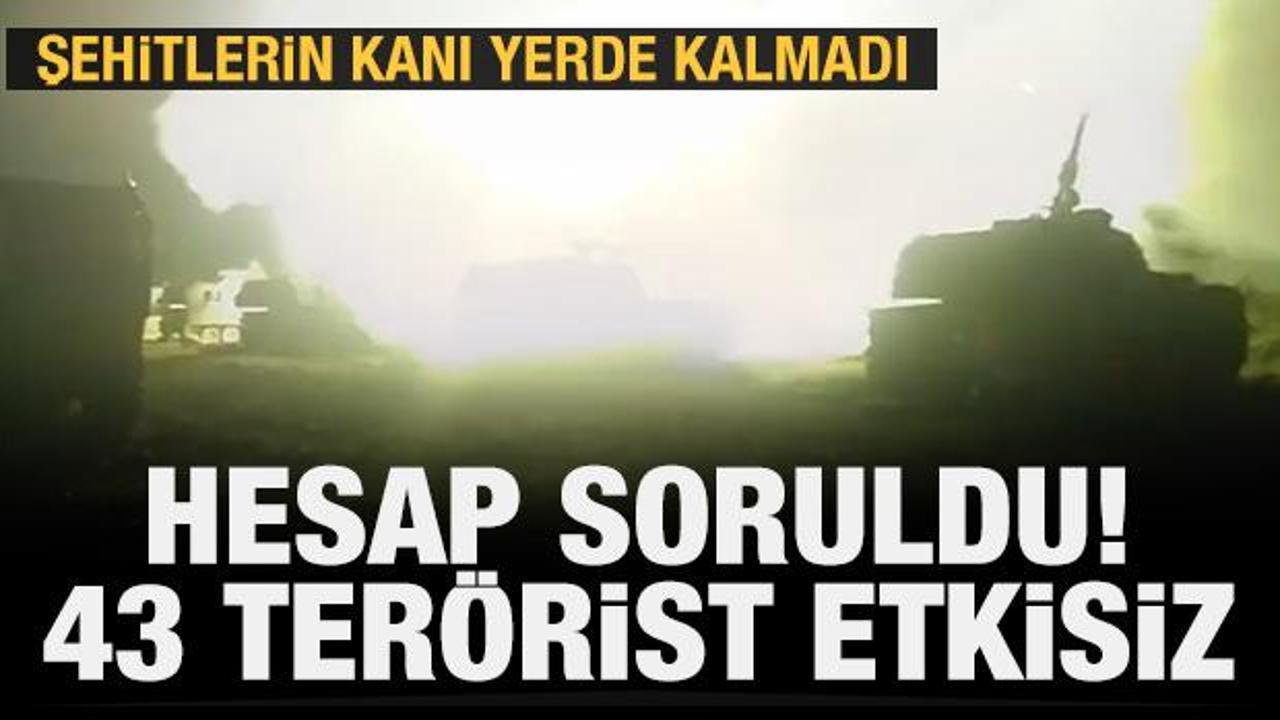 PKK'dan hesap soruldu! 43 ter&ouml;rist etkisiz hale getirildi