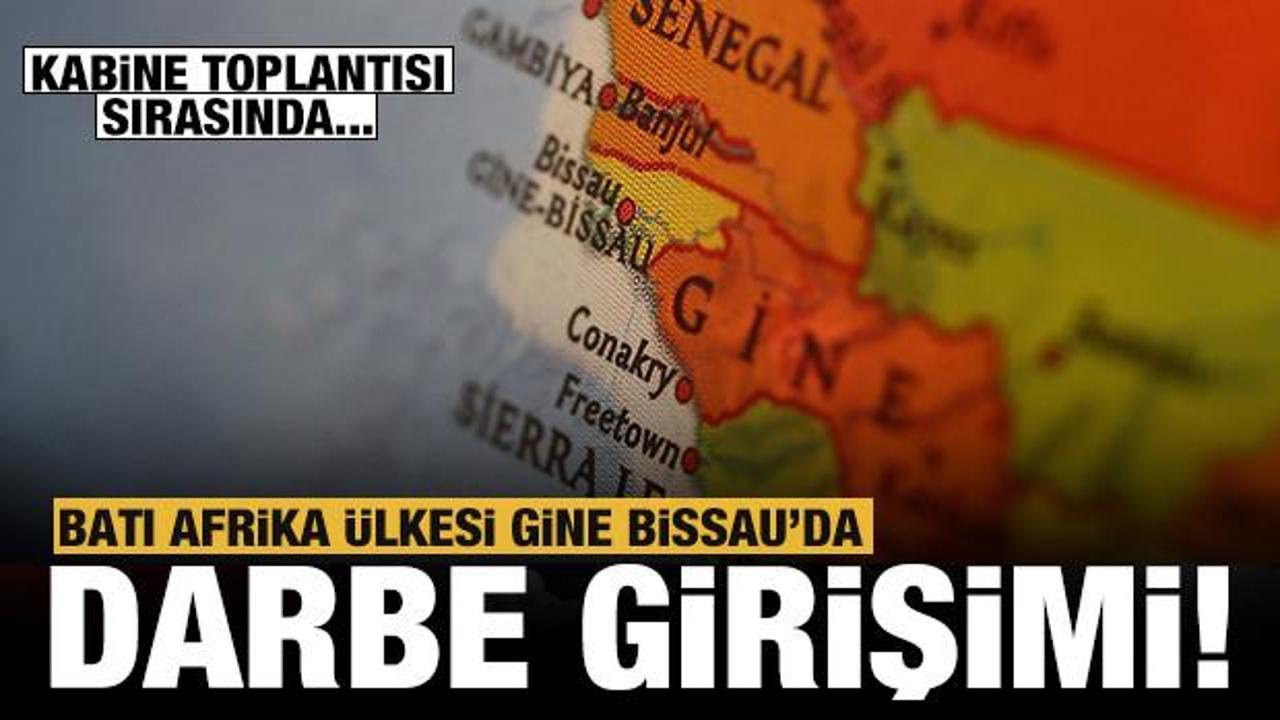 Son dakika: Gine-Bissau'da darbe girişimi!