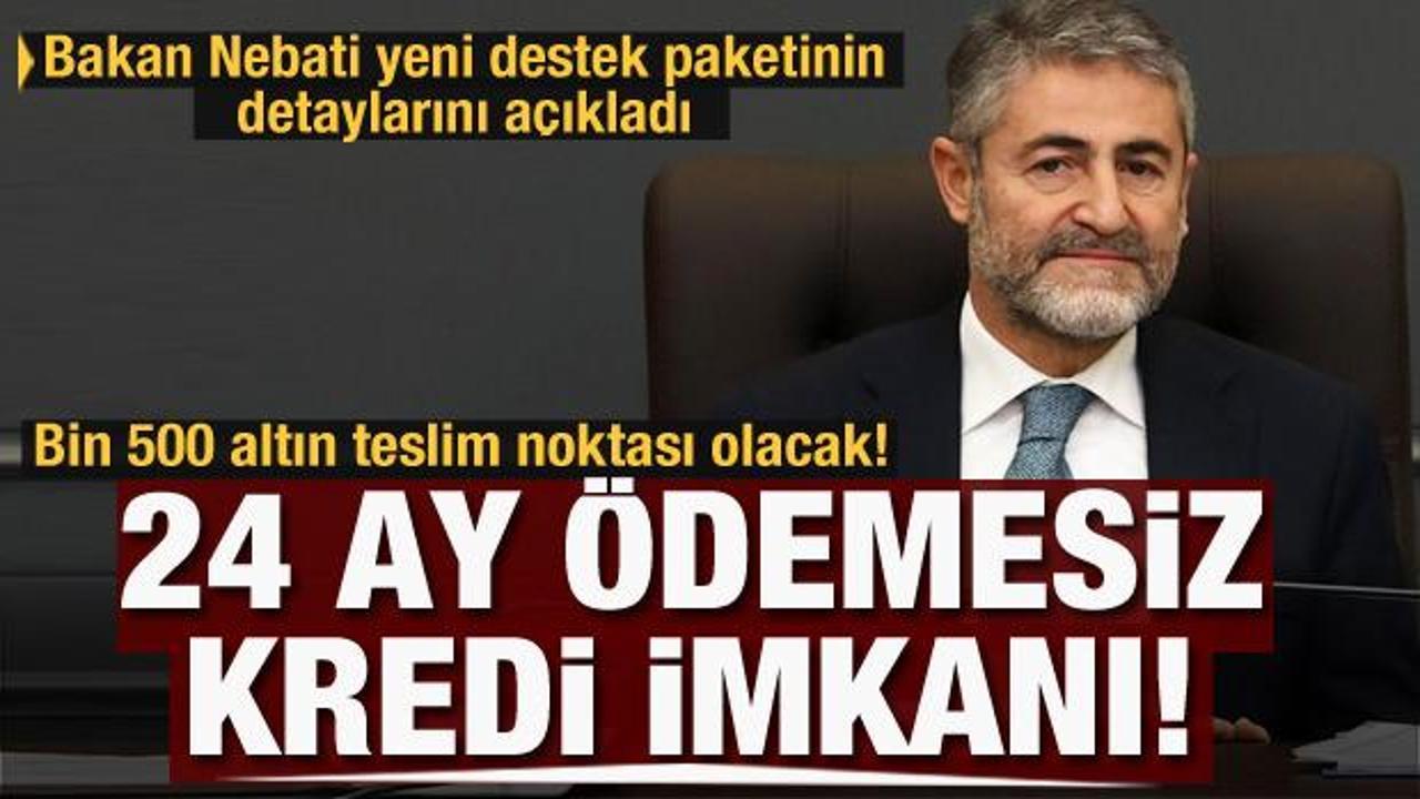 Bakan Nebati Yeni ekonomi destek paketini a&ccedil;ıkladı