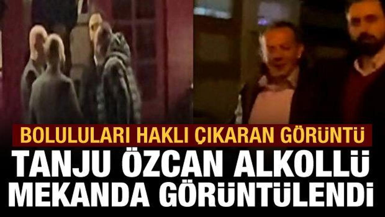CHP'li Belediye Başkanı Tanju Özcan, alkollü mekandan çıkarken görüntülendi