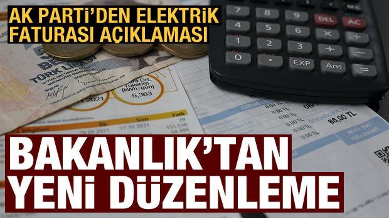 Elektrik faturaları i&ccedil;in Bakanlık'tan yeni &ccedil;alışma! AK Partili Hamza Dağ a&ccedil;ıkladı
