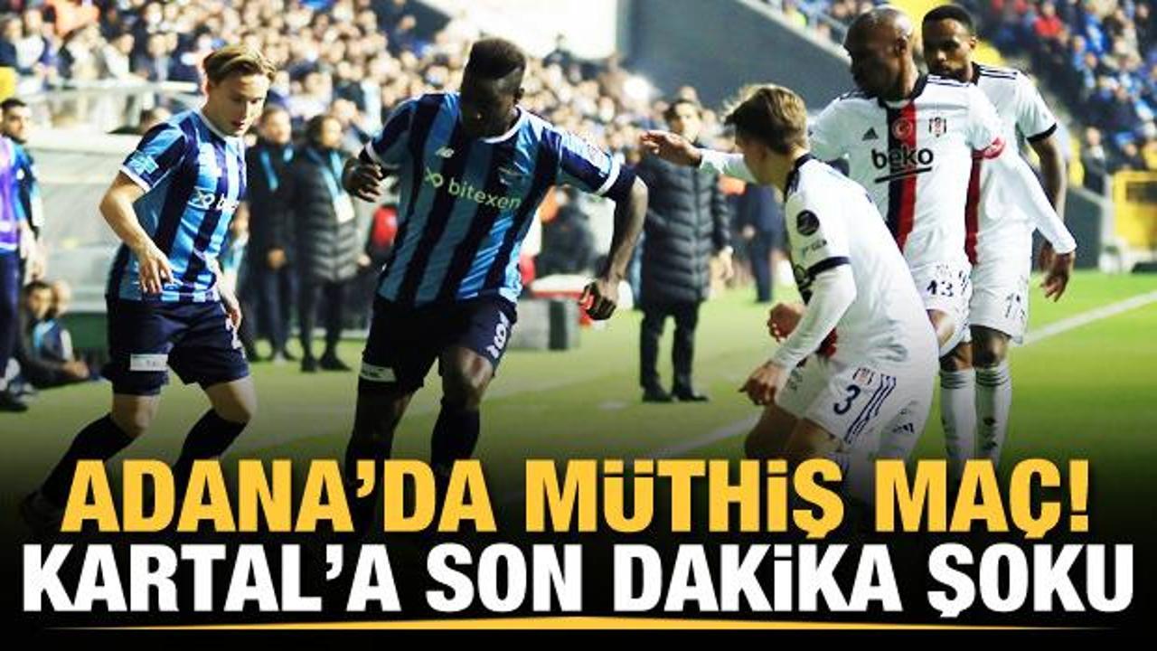 Adana'da m&uuml;thiş ma&ccedil;! Beşiktaş'a son dakika şoku